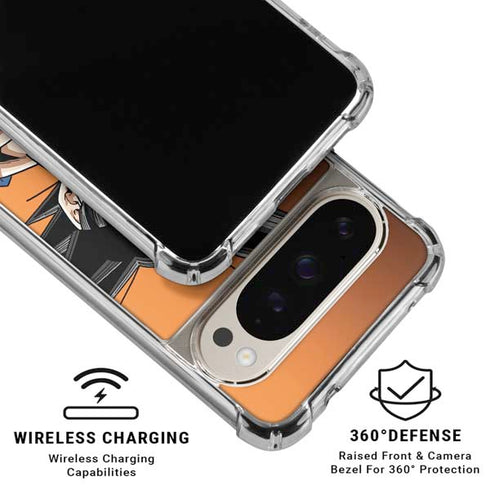 Dragon Ball Z Goku Portrait Pixel 9 Pro XL Clear Case